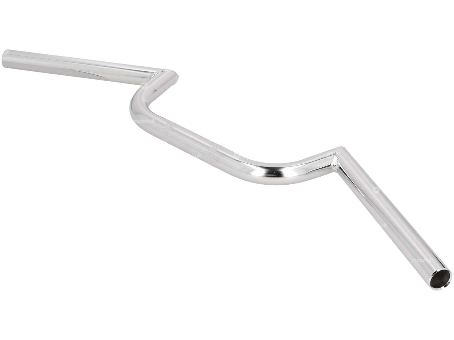 Handlebar fork plate 11 cm Racing wide chrome Carousel Image 2