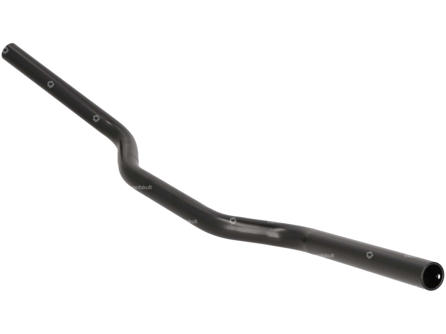 Handlebar fork plate 6 cm curved Street black Carousel Image 2