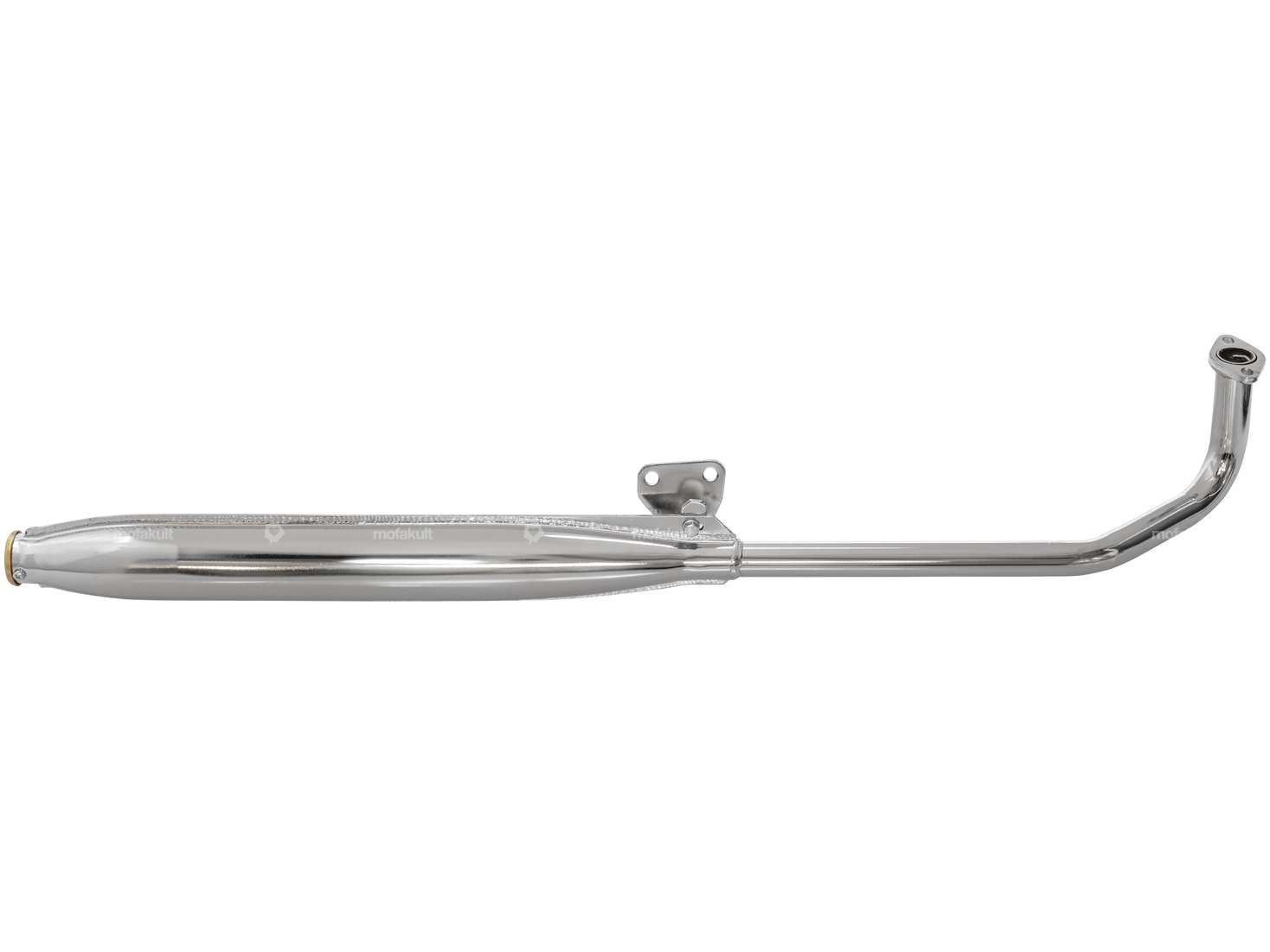Exhaust 25 mm straight outlet chrome | Tomos Carousel Image 1
