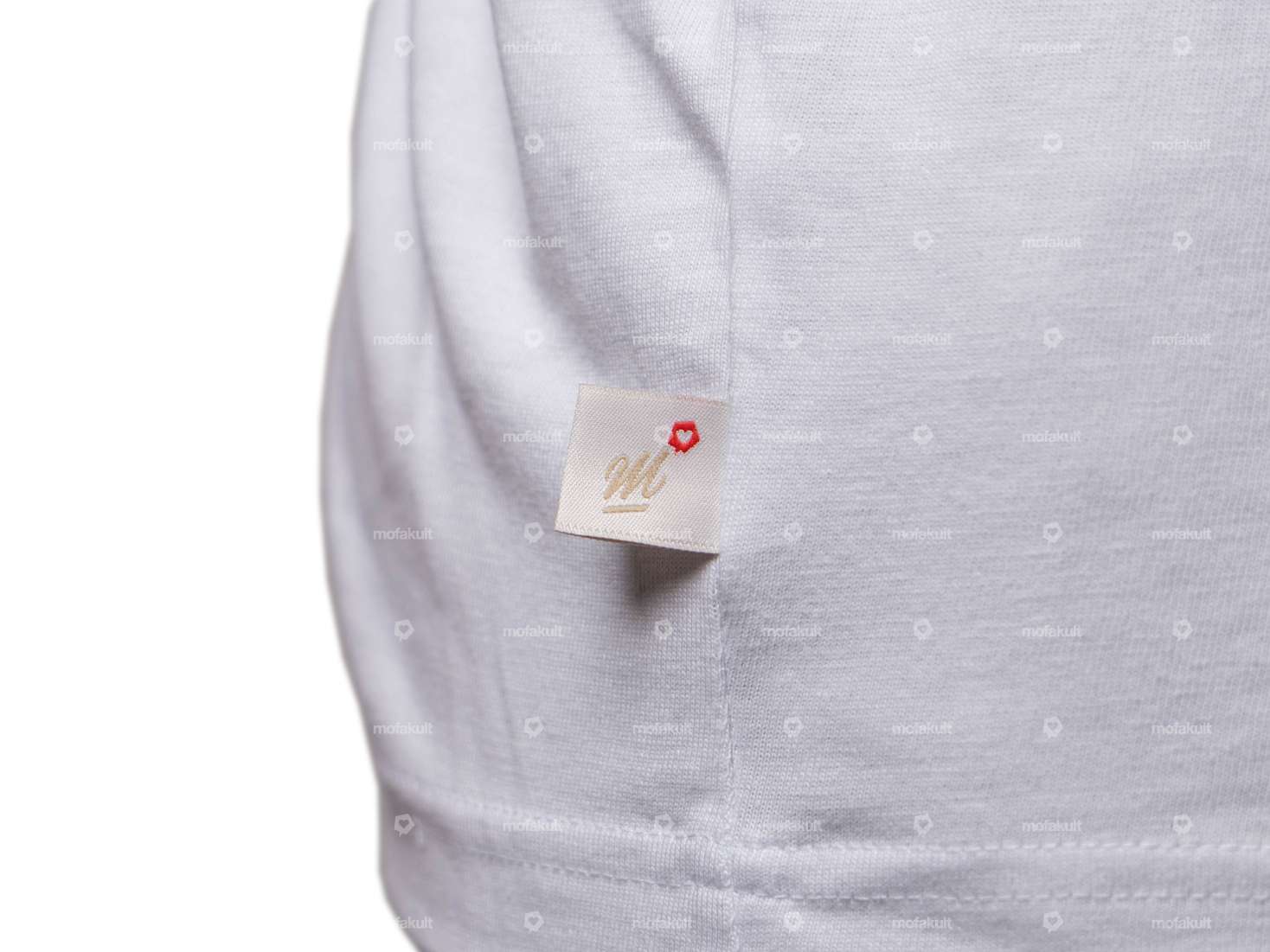 mk-Merch T-Shirt "PUCH" white Carousel Image 7