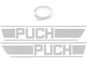 Adhesive kit tank chrome foil plot | Puch X30 Adhesive kit tank chrome foil plot | Puch X30