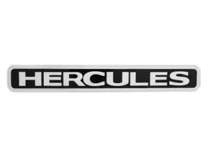 HERCULES" sticker 115 x 16 black / white HERCULES" sticker 115 x 16 black / white