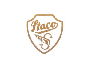 Sticker "Staco" gold 36x40 (small) Sticker "Staco" gold 36x40 (small)
