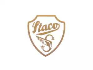 Sticker "Staco" gold 36x40 (small) Sticker "Staco" gold 36x40 (small)