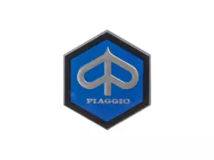Emblem "Piaggio" Ø 48 mm aluminum | Piaggio Ciao, SI, Bravo, Boxer Emblem "Piaggio" Ø 48 mm aluminum | Piaggio Ciao, SI, Bravo, Boxer