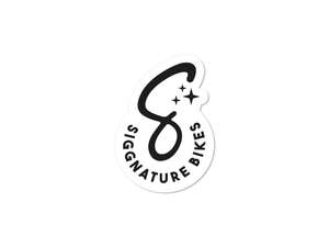 Siggnature sticker "S" 32 x 45 mm white Siggnature sticker "S" 32 x 45 mm white