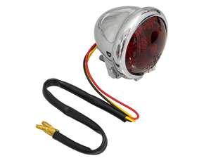 66HEROES rear light "Minnesota" chrome red lens 66HEROES rear light "Minnesota" chrome red lens