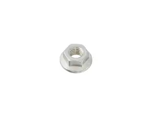 Flange nut M5 galvanized (10 strength) Flange nut M5 galvanized (10 strength)