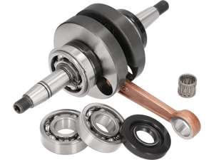 DMP crankshaft "original" with mounted bearings | Puch E50 DMP crankshaft "original" with mounted bearings | Puch E50