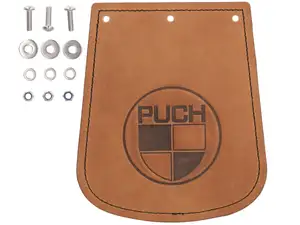 66HEROES Splash guard "Puch" wide leather 66HEROES Splash guard "Puch" wide leather