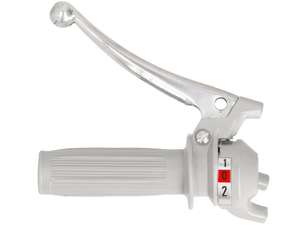 Shift lever 2-speed (Magura replica) gray / gray Shift lever 2-speed (Magura replica) gray / gray