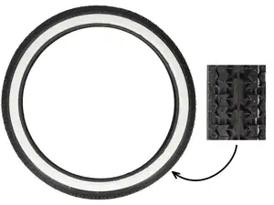 KENDA 2.25 x 19" tires K252 Allround whitewall KENDA 2.25 x 19" tires K252 Allround whitewall