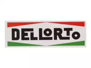 Dell'Orto sticker 90 x 30 mm Dell'Orto sticker 90 x 30 mm