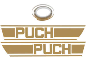 swiing® revival Decal Set, Tank, Matte Gold, Vinyl Cut | Puch X30 swiing® revival Decal Set, Tank, Matte Gold, Vinyl Cut | Puch X30