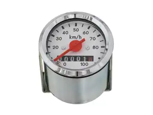 Speedometer 100 km/h Ø 48 mm (white dial) Speedometer 100 km/h Ø 48 mm (white dial)
