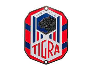 "TIGRA" Flat Head Tube Brand Plate | Tigra "TIGRA" Flat Head Tube Brand Plate | Tigra
