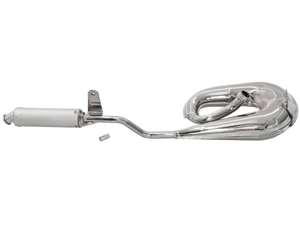 TECNO Circuit Exhaust Chrome | Piaggio Ciao, Bravo TECNO Circuit Exhaust Chrome | Piaggio Ciao, Bravo