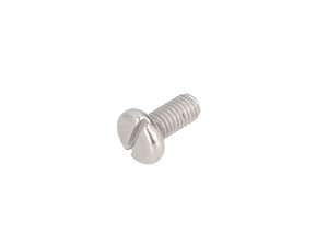 Screw M5x10 cylinder head flat slotted stainless steel Screw M5x10 cylinder head flat slotted stainless steel