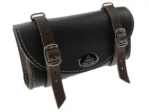 Saddle bag "Classic" black / dark brown Saddle bag "Classic" black / dark brown