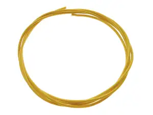 Power cable 1-core yellow 1 mm² (per meter) Power cable 1-core yellow 1 mm² (per meter)