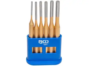 BGS pin punch set Ø 3-8 mm 6 pcs. BGS pin punch set Ø 3-8 mm 6 pcs.