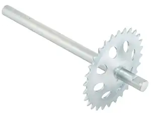 Pedal axle with galvanized rim | Puch Supermaxi LG1, LG2 (Cat) Pedal axle with galvanized rim | Puch Supermaxi LG1, LG2 (Cat)