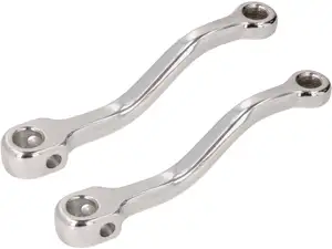 Pedal cranks 169 mm M14x1.25 chrome Pedal cranks 169 mm M14x1.25 chrome