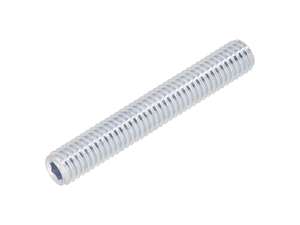 Normio M6x40 Threaded Pin, Hex Socket, Tapered Tip, Zinc-Plated Normio M6x40 Threaded Pin, Hex Socket, Tapered Tip, Zinc-Plated