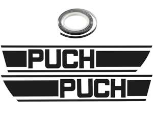 Adhesive kit tank black foil plot | Puch X30 Adhesive kit tank black foil plot | Puch X30