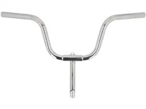 Handlebar with stem 17 cm Ø 22 mm EBR fork chrome | Puch Maxi S / N, X30 Handlebar with stem 17 cm Ø 22 mm EBR fork chrome | Puch Maxi S / N, X30