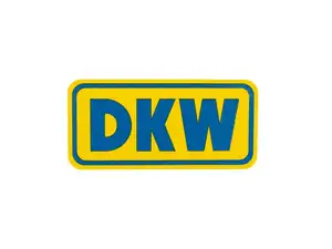 Water decal "DKW" yellow/dark blue Water decal "DKW" yellow/dark blue