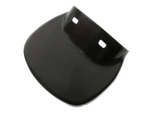Black sheet metal splash guard Black sheet metal splash guard