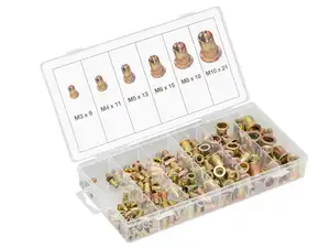 BGS rivet nut assortment steel M3 / M4 / M5 / M6 / M8 / M10 150 pcs. BGS rivet nut assortment steel M3 / M4 / M5 / M6 / M8 / M10 150 pcs.