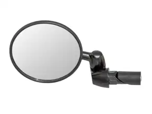 Bumm mirror round plug-in version black Bumm mirror round plug-in version black