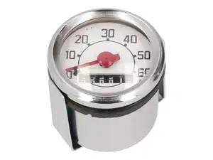Speedometer 60 km/h Ø 48 mm Veglia replica | Piaggio Ciao, SI, Bravo, Boxer Speedometer 60 km/h Ø 48 mm Veglia replica | Piaggio Ciao, SI, Bravo, Boxer