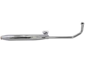 Exhaust 25 mm angled outlet chrome | Tomos Exhaust 25 mm angled outlet chrome | Tomos