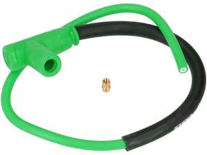 Stage6 ignition cable incl. spark plug connector green Stage6 ignition cable incl. spark plug connector green