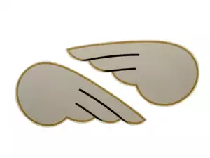 DKW wing silver pair DKW wing silver pair