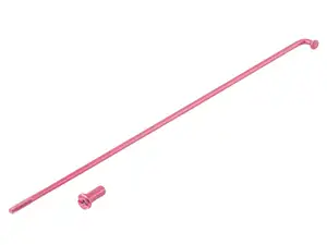GPO 17" spoke single incl. nipple (2.9 x 188 mm) pink GPO 17" spoke single incl. nipple (2.9 x 188 mm) pink