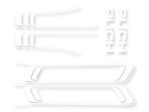 Tank & Frame Decal Set, White PVC Backing Film | Puch Maxi S Tank & Frame Decal Set, White PVC Backing Film | Puch Maxi S