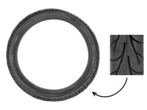 Continental 2.50 x 16" Go tires Semi-Slick Continental 2.50 x 16" Go tires Semi-Slick