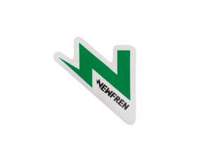 NewFren sticker "N" white NewFren sticker "N" white