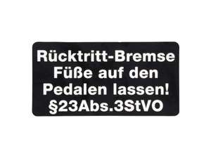 Coaster brake" sticker | Hercules Prima, Optima Coaster brake" sticker | Hercules Prima, Optima