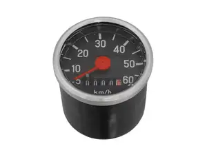 VDO speedometer 60 km/h Ø 48 mm (USA miles conversion) NOS VDO speedometer 60 km/h Ø 48 mm (USA miles conversion) NOS