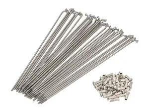 WWS 19" spoke set incl. nipple (2.6 x 215 mm) Inox WWS 19" spoke set incl. nipple (2.6 x 215 mm) Inox