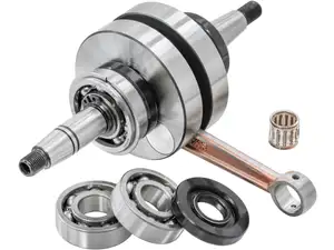 DMP crankshaft full cheeks with mounted bearings | Puch E50 DMP crankshaft full cheeks with mounted bearings | Puch E50