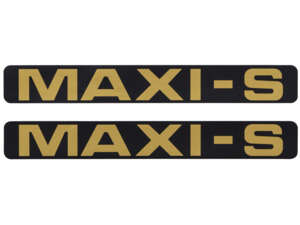 MAXI-S" gold sticker MAXI-S" gold sticker