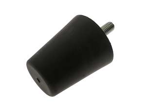 Rubber Stopper, 50 mm, Tapered, M8x20 Thread Rubber Stopper, 50 mm, Tapered, M8x20 Thread