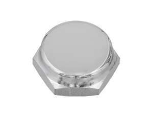Fork steerer nut M26x1 closed low fork plate chrome Fork steerer nut M26x1 closed low fork plate chrome