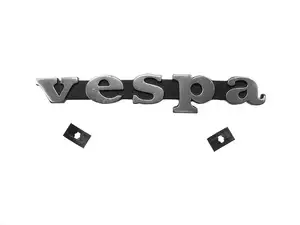 Emblem "Vespa" aluminum 3D Emblem "Vespa" aluminum 3D
